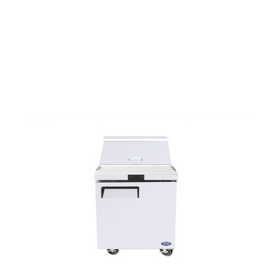 Atosa MSF8301GR 27.5" W 1-Section 1 Door Sandwich and Salad Top Refrigerator - 115 Volts