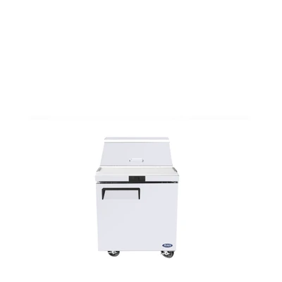 Atosa MSF8301GR 27.5" W 1-Section 1 Door Sandwich and Salad Top Refrigerator - 115 Volts