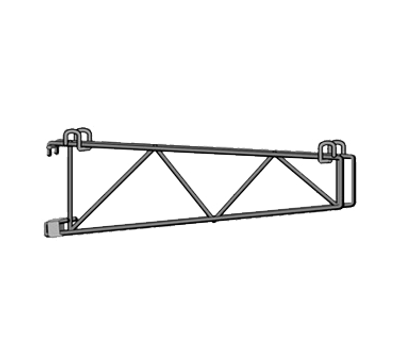 Metro SWD18K3 Smartwall Shelf Support Double For 18&quot; Deep Shelf Metroseal 3 Epoxy-Coated Corrosion-Resistant Finish