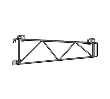 Metro SWD18K3 Smartwall Shelf Support Double For 18" Deep Shelf Metroseal 3 Epoxy-Coated Corrosion-Resistant Finish