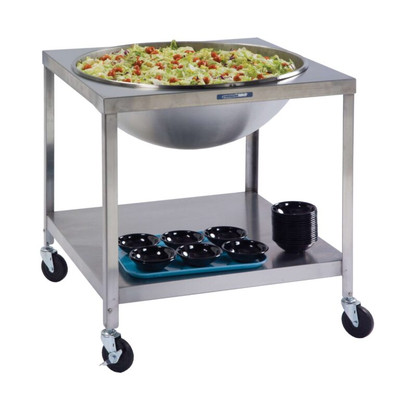 Lakeside PB713 80 qt. Stainless Steel Mobile Mixing Bowl Stand