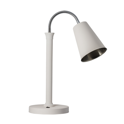 Bon Chef 9669-BIANCO Chrome Single Heat Lamp with 1 Bulb - 110 Volts 250 Watts