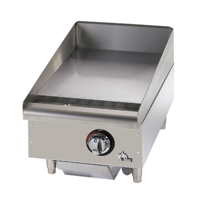Star 615MF Star-Max® 15" Gas Countertop Griddle with Manual Controls - 28,3000 BTU