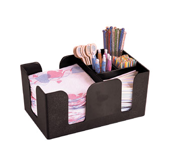 American Metalcraft BAR6 9.5" L x 5.75" W x 4.13" H Plastic Bar Organizer