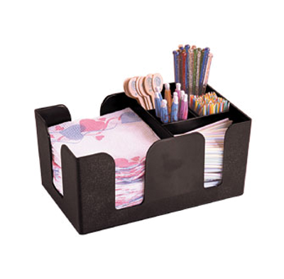 American Metalcraft BAR6 9.5" L x 5.75" W x 4.13" H Plastic Bar Organizer