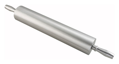 Winco ARP-18 Rolling Pin 3-1/2&quot; Dia. x 18&quot; Long Aluminum