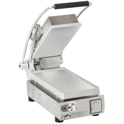 Star PST7EA-120V Pro-Max 2.0 Electronic Controls Panini Grill with Aluminum Smooth Plates - 120 Volts