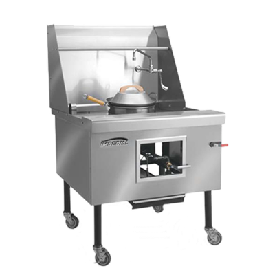 Imperial ICRA-8 LP 214" Liquid Propane Wok Range -880,000 BTU