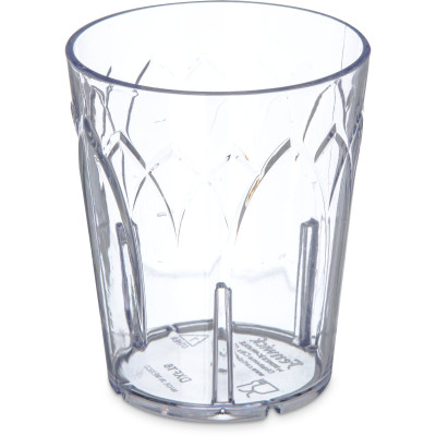 Dinex DXFT607 6 Oz. Clear SAN Plastic Fenwick Tumbler (72 Each Per Case)