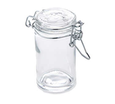 American Metalcraft HMMJ2 2.5 Oz. Clear Glass Mini Mason Jar