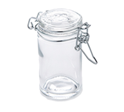 American Metalcraft HMMJ2 2.5 Oz. Clear Glass Mini Mason Jar
