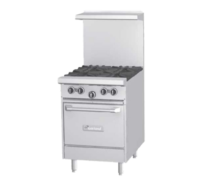 Garland G24-G24L-NG 24" Natural Gas G Starfire Pro Series Restaurant Range - 68,000 BTU