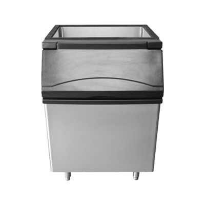Atosa CYR400P 396 Lbs. Black Plastic Door Top Hinged Ice Bin