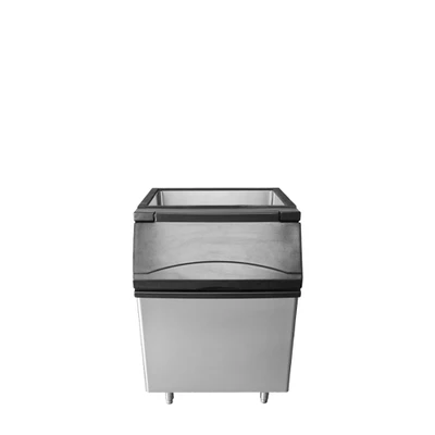 Atosa CYR400P 396 Lbs. Black Plastic Door Top Hinged Ice Bin