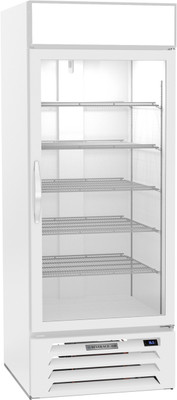 Beverage Air MMR27HC-1-W 30" W One-Section Glass Door Merchandiser MarketMax Refrigerated Merchandiser