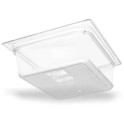 Carlisle 10221B07 1/2 Size 5.5 Qt. Polycarbonate Clear Storplus Food Pan
