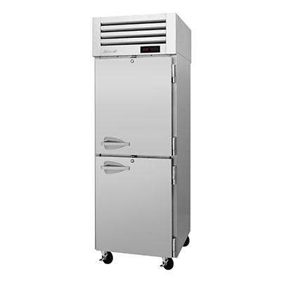 Turbo Air PRO-26-2H-SG-PT(-L) 27 Cu. Ft. Stainless Steel One-Section Pass-Thru PRO Series Heated Cabinet - 115 Volts