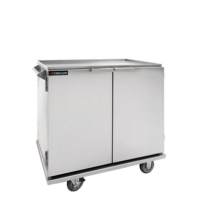 Cres Cor 101172A 450 Lbs. Aluminum Mobile Enclosed In-Suite Service Cart