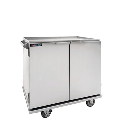 Cres Cor 101172A 450 Lbs. Aluminum Mobile Enclosed In-Suite Service Cart