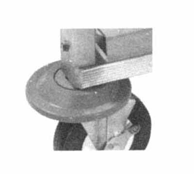 Cres Cor 1301 012 Rotary Bumpers for Use with 5" Casters