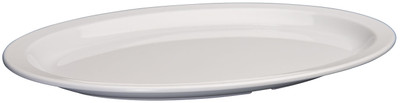 Winco MMPO-1510W
 Plastic
 White
 Oval
 Platter
 2 Dozen (Contains 1 Dozen)