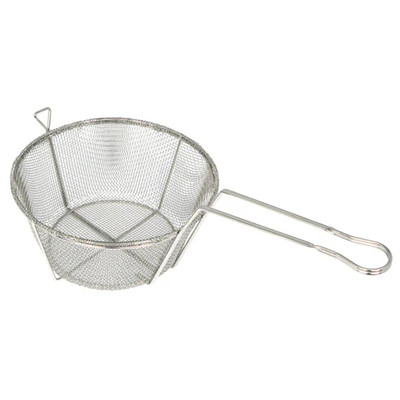 Winco FBRS-9 9-5/8" dia. x 4-15/16"H Round Fry Basket