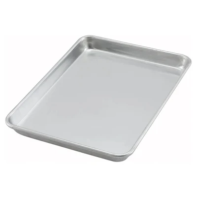 Winco ALXP-1013 13" Aluminum Sheet Pan or Serving Tray
