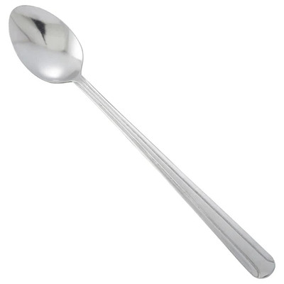 Winco 0001-02 7-7/8" 18/0 Stainless Steel Iced Tea Spoon (Contains 1 Dozen)