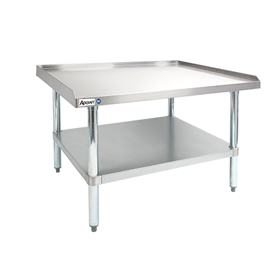 Adcraft ES-2436 36" W x 24" D Open Base with Undershelf Equipment Stand