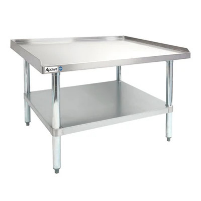 Adcraft ES-2436 36" W x 24" D Open Base with Undershelf Equipment Stand