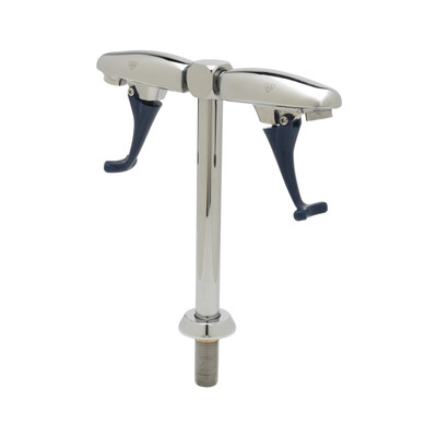 T&amp;S Brass B-1215-12 Double Glass Filler Faucet 12" deck mount pedestal 1/2" NPT