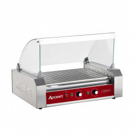 Admiral Craft HRG-09-COV Glass Sloped Front Cover for 9 Roller Hot Dog Grill