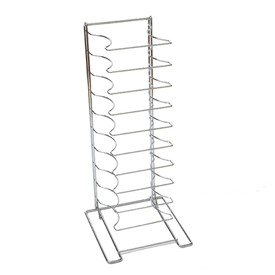 American Metalcraft 19030 11 Shelves Chrome Plated Steel Pizza Pan Rack