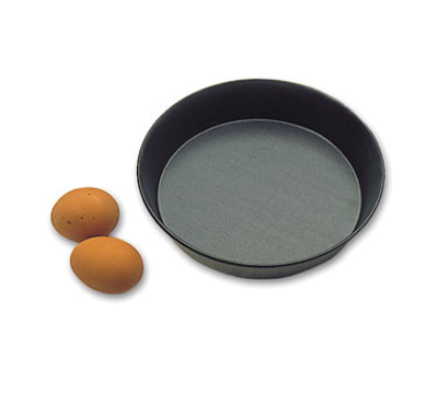 Matfer Bourgeat 331208 9.5&quot; x 1.75&quot; Round Steel Exopan Cake Mold