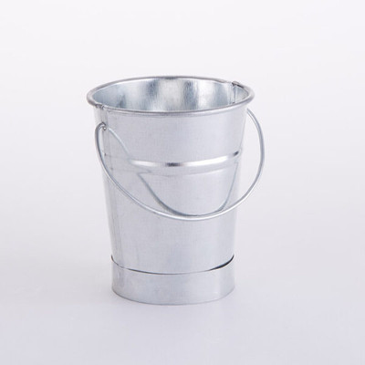 American Metalcraft GP3 3.5 1 Qt. Galvanized Tabletop Serving Pail