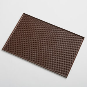 American Metalcraft BROWNBM1218 12" x 18" Brown Rubber Construction Bar Mat
