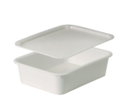 Matfer Bourgeat 510501 20-7/8&quot;W White Rectangle Polyethylene Dough Container