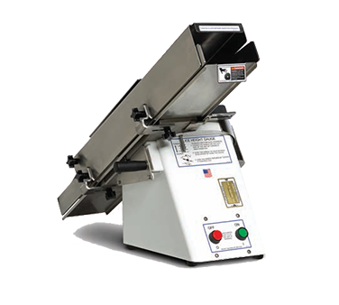 Oliver 723-N Stainless Steel White Powder Coat Finish Standard Bun & Bagel Slicer