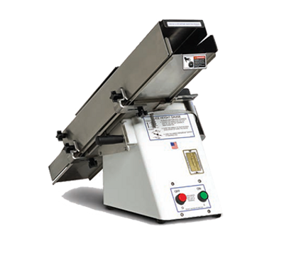 Oliver 723-N Stainless Steel White Powder Coat Finish Standard Bun & Bagel Slicer