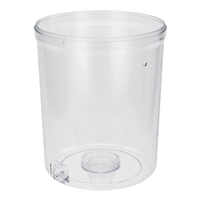 Winco 901-P1 Clear Beverage Jar Polycarbonate Round