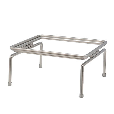 Bon Chef 7012SS 10.25" x 10.25" x 5.13" H Square Stainless Steel Stand