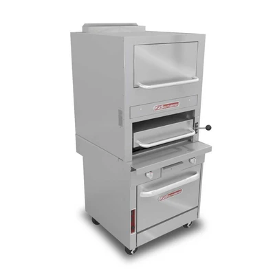 Southbend P32A-3240-LP 32" Liquid Propane Platinum Single Deck Broiler Heavy Duty Range Match - 149,000 BTU
