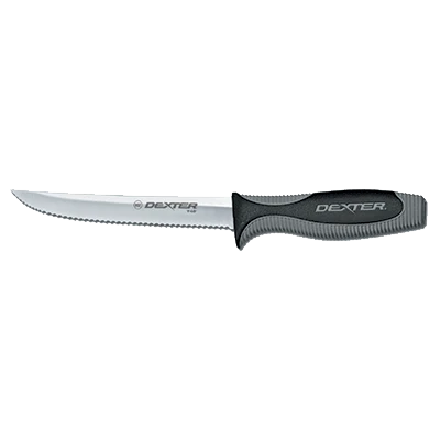 Dexter 29373 6" Scalloped Edge Utility Slicer with Soft-to-the-Touch Handle
