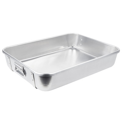 Vollrath 68361 29.5 Qt. Aluminum Roasting Pan Top With Straps