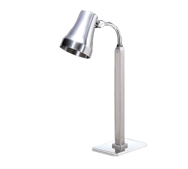 Spring USA 2791-5-220 Stainless Steel Single Heat Lamp with 1 Bulb - 220-240 Volts, 250 Watts