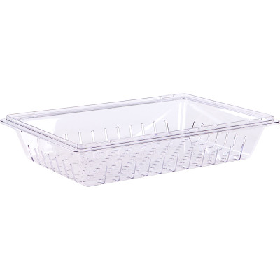 Carlisle 1062807 Clear Rectangular StorPlus Colander