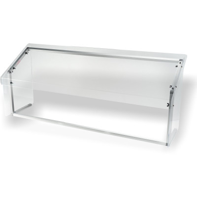 Carlisle 916007 60"W Clear Portable Sneeze Guard