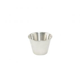 CAC China SSCP-25 2.5 Oz. Stainless Steel Sauce Cup (48 Dozen Per Case)
