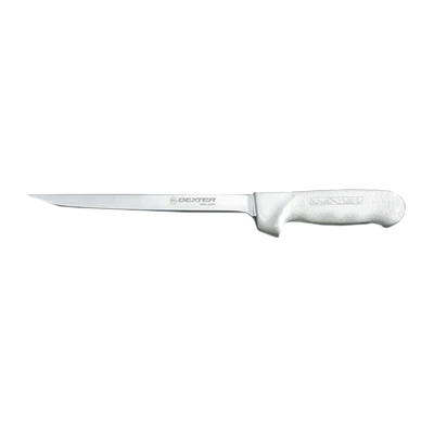Dexter 10243 9" White Sani-Safe Fillet knife with Polypropylene Handle