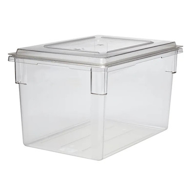 Cambro 182615CW135 22 Gal. 26" W x 18" D x 15" H Clear Polycarbonate Camwear Food Storage Container
